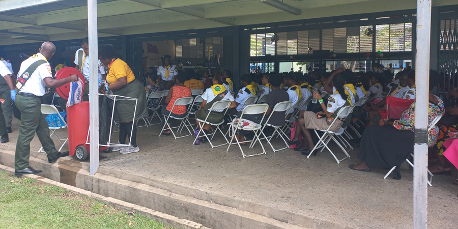 Pathfinders Gather for Master Guide and Pathfinder Fair at El Dorado East Secondary School